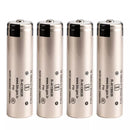 4 pieces Panasonic NCR18650BD 18650 battery 3200mAh 10A protected flat top with protection circuit