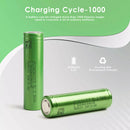 Sony VTC5 30A 2600mAh battery cycle life and capacity retention chart