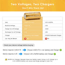 Four Vapcell 6200mAh 26650 batteries stored safely in a dedicated plastic 4-cell 26650 storage box.