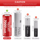 Vapcell K70 26650 battery label showing IMR chemistry and 15A continuous discharge rating.