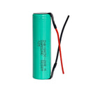 INR18650-20R4 18650 high-drain 2000mAh 20A Li-ion rechargeable battery – available in flat top, button top, spot welded, and wired options.
