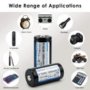 Keeppower 16340 battery for tactical flashlights and CR123A replacement