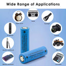 Side-by-side comparison: Keeppower 14430-E130 1300mAh vs standard 14430 400mAh cells