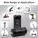 Keeppower IMR18350 battery powering an EDC pocket flashlight on a dark trail