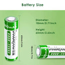 Dimension specifications for LED lighting battery compatibility