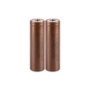 LG HG2 Chocolate 18650 rechargeable battery 3000mAh 20A high drain button top, 2 pieces, for vaping, power tools, high-power flashlights, and RC models.