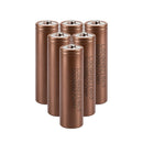 LG HG2 Chocolate 18650 rechargeable battery 3000mAh 20A high drain button top, 6 pieces, for vaping, power tools, high-power flashlights, and RC models.