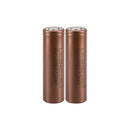 LG HG2 Chocolate 18650 rechargeable battery 3000mAh 20A high drain flat top, 2 pieces, for vaping, power tools, high-power flashlights, and RC models.