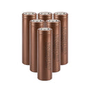LG HG2 Chocolate 18650 rechargeable battery 3000mAh 20A high drain flat top, 6 pieces, for vaping, power tools, high-power flashlights, and RC models.
