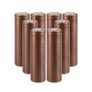 LG HG2 Chocolate 18650 rechargeable battery 3000mAh 20A high drain flat top, 8 pieces, for vaping, power tools, high-power flashlights, and RC models.
