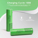 LG MJ1 battery cycle life and capacity retention chart