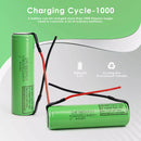 LG MJ1 battery cycle life and capacity retention chart