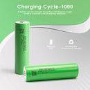 LG MJ1 battery cycle life and capacity retention chart