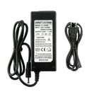 LiitoKala 12.6V 3A Li-ion battery charger for 3S 18650/21700 battery packs with US plug. 100-240V wide voltage input, DC 5.5×2.1mm plug, constant current & voltage smart charging.