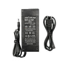  LiitoKala 14.6V 5A LiFePO4 battery charger for 4S LiFePO4 battery packs with US plug. 100-240V wide voltage input, DC 5.5×2.1mm plug, constant current & voltage smart charging.