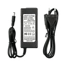 LiitoKala 25.2V 2A Li-ion battery charger for 6S 18650/21700 battery packs with EU plug. 100-240V wide voltage input, DC 5.5×2.1mm plug, constant current & voltage smart charging.
