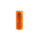 Liitokala 26700 3.7V 5100mAh 10A high drain flat top rechargeable Li-ion battery in orange wrap with clear specifications