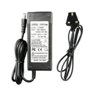 LiitoKala 29.2V 2A LiFePO4 battery charger for 8S LiFePO4 battery packs with UK plug. 100-240V wide voltage input, DC 5.5×2.1mm plug, constant current & voltage smart charging.
