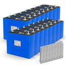 LiitoKala 3.2V 100Ah Grade A LiFePO4 prismatic rechargeable battery cell with M6 terminals, 320Wh energy, and 4000+ cycle life for DIY 12V/24V/48V solar storage and RV systems.