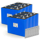 LiitoKala 3.2V 100Ah Grade A LiFePO4 prismatic rechargeable battery cell with M6 terminals, 320Wh energy, and 4000+ cycle life for DIY 12V/24V/48V solar storage and RV systems.