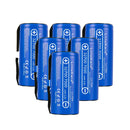 LiitoKala 32700 3.2V 7000mAh 20A LiFePO4 rechargeable flat top battery cell with pre-welded nickel tabs for soldering and DIY battery packs.