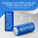 LiitoKala 32700 3.2V 7000mAh LiFePO4 battery cycle life chart showing stable capacity retention after 300 charge and discharge cycles.
