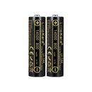 LiitoKala Lii-14A 14500 800mAh 3.7V Li-ion battery 2-pack with Button Top terminal (14×52mm). True capacity, 1000 cycle life for flashlights, solar lights, and RC toys.