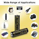 LiitoKala Lii-14A 14500 800mAh battery applied in flashlights, solar garden lights, RC toys, mini fans, and DIY battery pack projects for reliable everyday power.