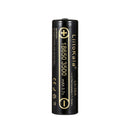 LiitoKala Lii-35A 18650 battery with 3500mAh capacity, 10A discharge, and raised button top terminal (67.05mm). Adds ~2mm length, ideal for spring-loaded devices.