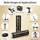  LiitoKala Lii-35A 18650 battery applied in high-lumen flashlights, power banks, medical devices, electric vehicles, and DIY battery pack projects.
