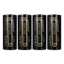 LiitoKala Lii-50A 26650 5000mAh 25A high-drain button top battery cell, featuring ultra-low 22mΩ internal resistance and 600 cycles lifetime.
