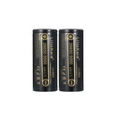 LiitoKala Lii-50A 26650 5000mAh 25A high-drain flat top battery cell, featuring ultra-low 22mΩ internal resistance and 600 cycles lifetime.