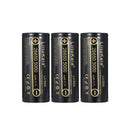 LiitoKala Lii-50A 26650 5000mAh 25A high-drain flat top battery cell, featuring ultra-low 22mΩ internal resistance and 600 cycles lifetime.