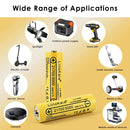 LiitoKala Lii-50E 21700 battery applied in high-lumen flashlights, power banks, medical devices, electric vehicles, and DIY battery pack projects.