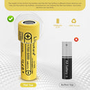 LiitoKala Lii-M4 4-Slot Smart Charger Kit with 4x 21700 5000mAh Batteries - Power Bank Function, Type-C Input, USB Output, Capacity Test (TEST Mode) for Flashlights, Power Banks & DIY Projects (Flat Top / Button Top, US/EU/UK Plug Options)
