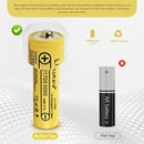 LiitoKala Lii-M4 4-Slot Smart Charger Kit with 4x 21700 5000mAh Batteries - Power Bank Function, Type-C Input, USB Output, Capacity Test (TEST Mode) for Flashlights, Power Banks & DIY Projects (Flat Top / Button Top, US/EU/UK Plug Options)