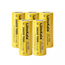 LiitoKala Lii-70S 21700 7000mAh 3.7V 21A flat top battery front view