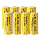 LiitoKala Lii-70S 21700 7000mAh 3.7V 21A flat top battery front view