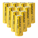 LiitoKala Lii-70S 21700 7000mAh 3.7V 21A button top battery front view