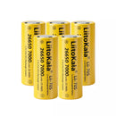 LiitoKala Lii-70S 21700 7000mAh 3.7V 21A button top battery front view