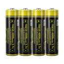 LiitoKala Lii-King4000 18650 4000mAh 3.7V 12A high-drain Li-ion battery with Button Top terminal (67mm). True capacity 3900-4000mAh, 1000 cycle life for power tools and flashlights.