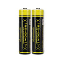  LiitoKala Lii-King4000 18650 4000mAh 3.7V Li-ion battery with Button Top and built-in Protection Board (69mm, 3A discharge limit). True capacity 3900-4000mAh, 1000 cycle life.