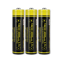  LiitoKala Lii-King4000 18650 4000mAh 3.7V Li-ion battery with Button Top and built-in Protection Board (69mm, 3A discharge limit). True capacity 3900-4000mAh, 1000 cycle life.