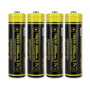  LiitoKala Lii-King4000 18650 4000mAh 3.7V Li-ion battery with Button Top and built-in Protection Board (69mm, 3A discharge limit). True capacity 3900-4000mAh, 1000 cycle life.