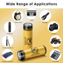 LiitoKala Lii-King6000 21700 6000mAh Button Top battery applied in power tools, flashlights with spring-loaded contacts, and DIY battery pack projects for reliable high-capacity power.