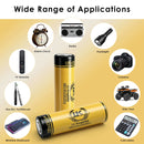 LiitoKala Lii-King6000 21700 6000mAh Flat Top battery applied in flashlights, mini fans, small electronics, and DIY battery pack projects for reliable high-capacity power.