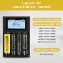 LiitoKala Lii-M4 4-Slot Smart Charger Kit with 4x 21700 5000mAh Batteries - Power Bank Function, Type-C Input, USB Output, Capacity Test (TEST Mode) for Flashlights, Power Banks & DIY Projects (Flat Top / Button Top, US/EU/UK Plug Options)