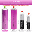 Lishen flat top terminal design for maximum capacity batteries