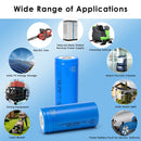 Detailed description of the LTT 32700 battery showing the secondary explosion-proof safety valve for leak prevention and low self-discharge technology for long-term storage