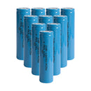 10Pcs Molicel M35A 18650 3500mAh 10A A Grade high capacity battery front view – top tier cell for flashlights and power tools